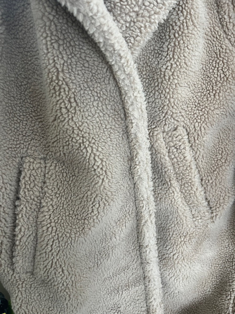 Fabletics Long X Khloe Camel Teddy Coat - Picture 5 of 6